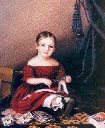 Peale, Sarah Miriam Posthumous Portrait of Mary Griffith Spain oil painting artist